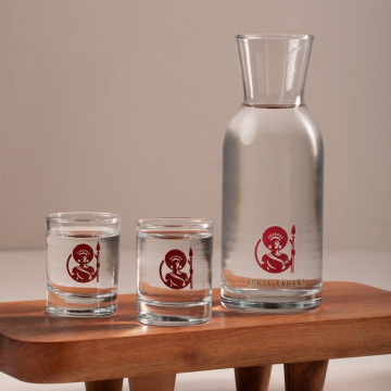 Water pitcher and 2 mini water cups (Add on)